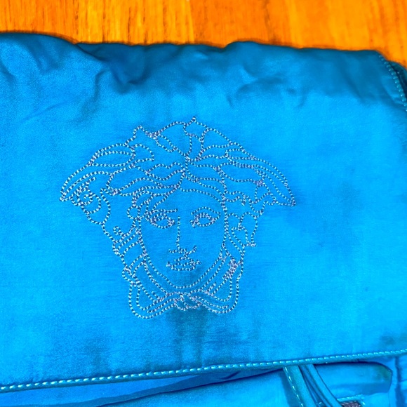 ✨VERSACE tourquise blue mini backpack!✨ - Picture 3 of 9